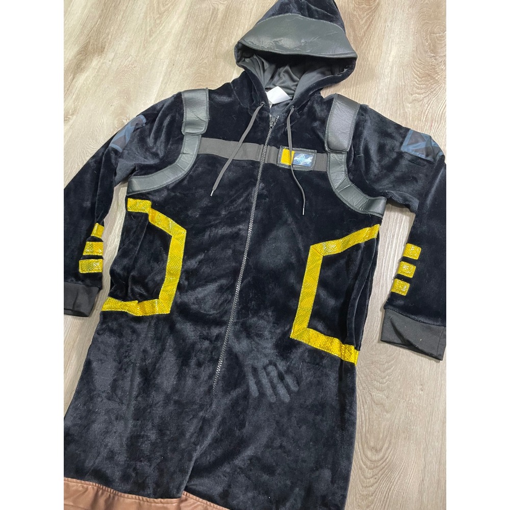 Fortnite Spirit Halloween Adult L/XL Black Jumpsuit Costume Cosplay Gamer - Picture 9 of 11